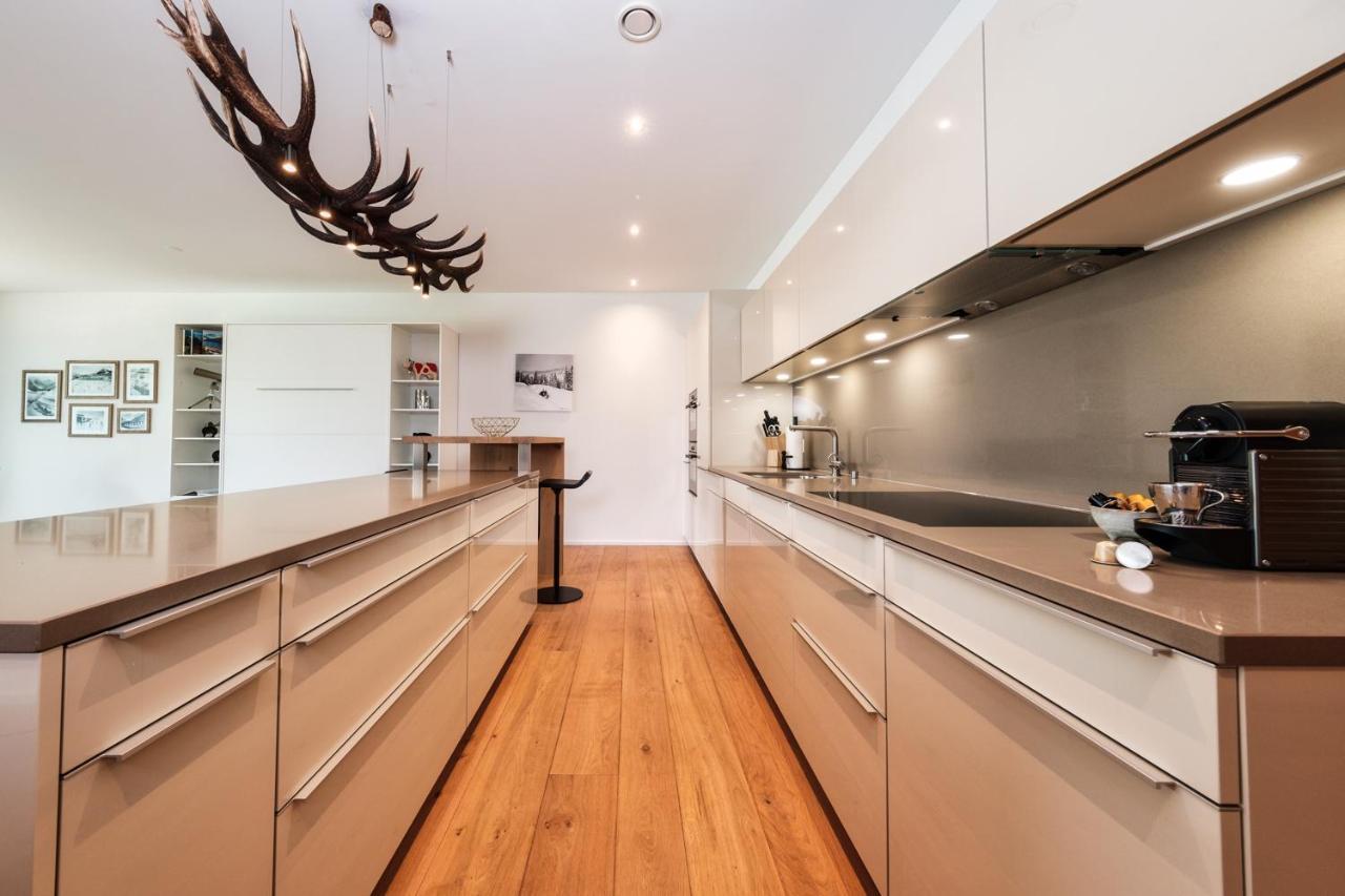 Luxury Panorama Apartment With Alpengold Spa Access Davos Exterior foto