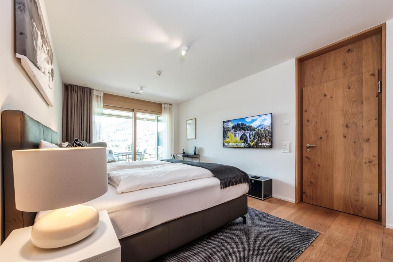 Luxury Panorama Apartment With Alpengold Spa Access Davos Exterior foto